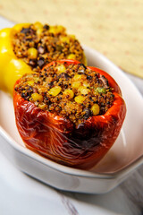 Quinoa Stuffed Bell Peppers