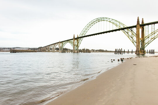 Beautiful Arched Bridge in Oregon