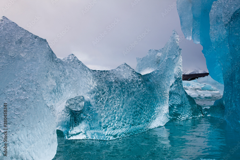 Wall mural Glacial Iceberg, Svalbard, Norway