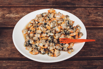 Plate of Leigh-on-Sea, Essex, Cockles