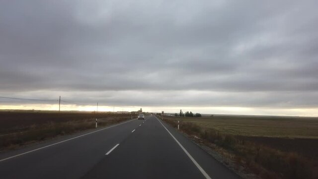 Road in Arevalo, Avila,Spain