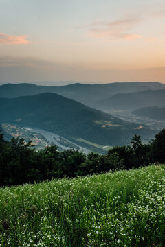 View on Drina river and Bosnia