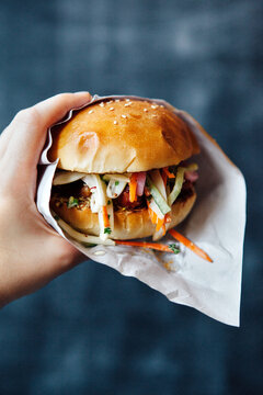 Grilled paprika chicken burger