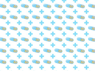 薬の背景_ベクター