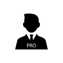 Pro of employee icon