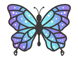 蝶_ベクター_2