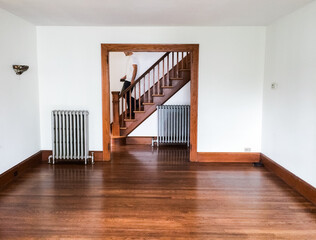 Man walks through his empty home