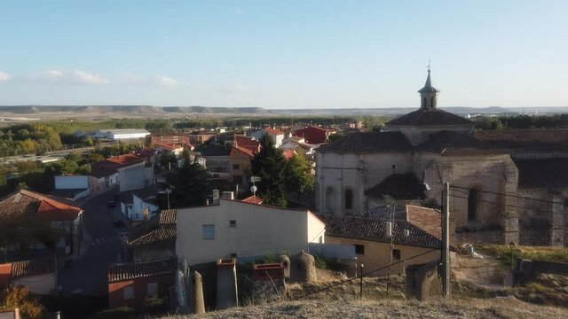 Due&ntilde;as, village of  Palencia. Spain. Europe