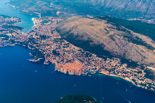 Aerial View of Dubrovnik, Croatia
