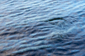 Blurred waving water surface as a natural background.