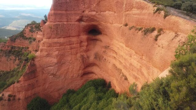 Beautiful landscape in roman gold mines of Las Medulas. Leon, Spain.UNESCO World Heritage Site