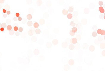 Light Red vector background with spots.