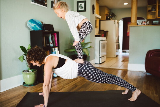 Mommy And Me Yoga Time.