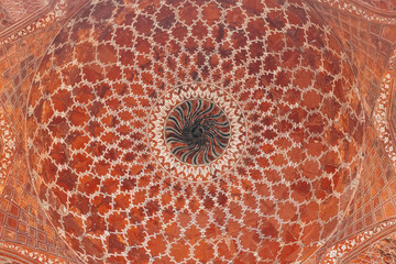 Circular decorative ornament. Mandala design.