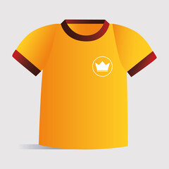 t shirt, corporate identity template on white background