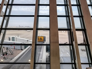 airport gate view