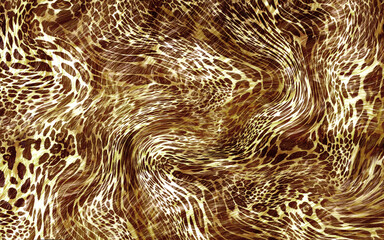 abstract leopard print texture design	
