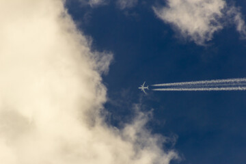 airplane in the sky