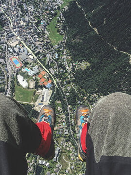 Legs in the sky