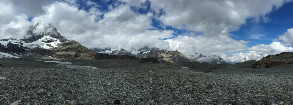 Panorama with the Matterhorn