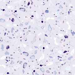 Terrazzo Texture Vector. Flooring Seamless Pattern
