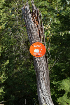 Danger - Cliff Area Sign