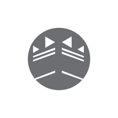 Castle ilustration logo vector template