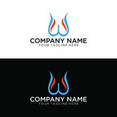 Abstract letter W logo design,Gold, beauty industry and fashion logo.cosmetics business, natural,spa salons. yoga, medicine companies and clinics