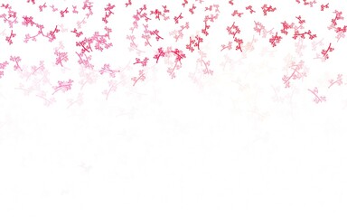 Light Red vector doodle background with branches.