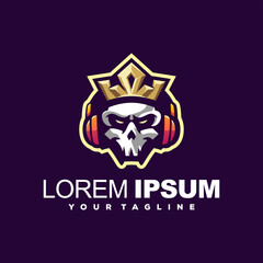 skull king music logo design