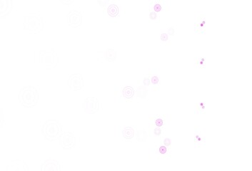 Light Purple vector background with spots.