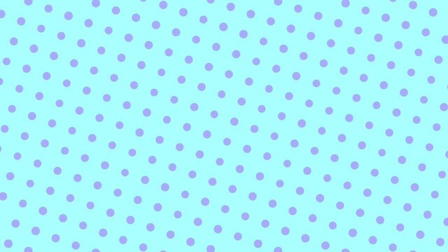 Abstract background polka dots moving around. 