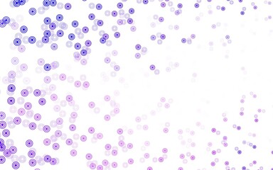 Light Purple, Pink vector template with circles.