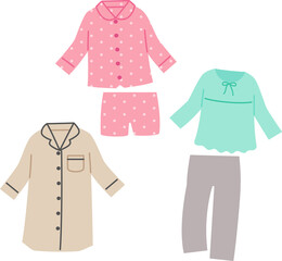 フェミニンなデザインのパジャマ