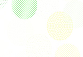 Light Pink, Green vector background with spots.