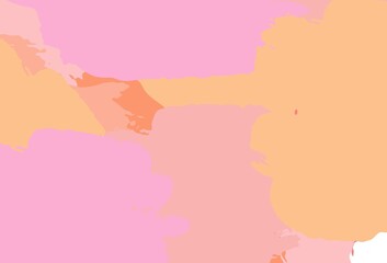 Light Pink, Yellow vector pattern with random forms.