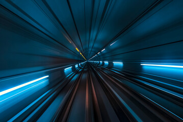 Speed and Motion - Futuristic Tunnel