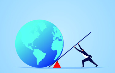 Businessmen use the principle of leverage to move the huge earth, smart businessmen’s knowledge changes power.