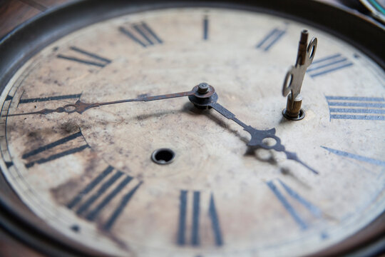 Vintage clock face