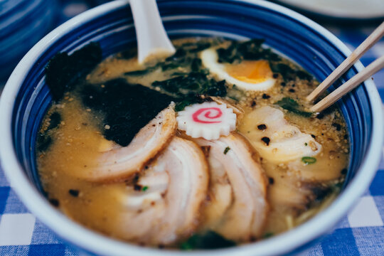 Close-up ramen