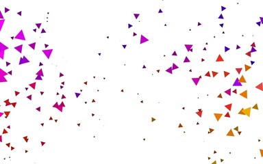 Light Black vector backdrop with lines, triangles. Decorative design in abstract style with triangles. Smart design for your business advert.