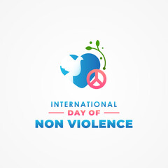 Non Violence Day Vector Design Illustration