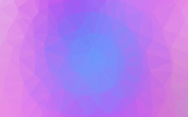 Fototapeta premium Light Pink, Blue vector abstract mosaic pattern. Colorful illustration in Origami style with gradient. Brand new design for your business.