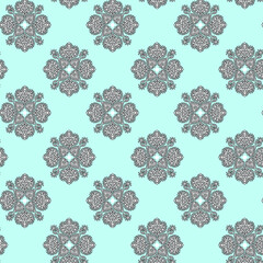 traditional Indian paisley pattern on background