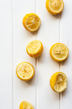 squeezed lemons