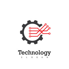 Gear Logo Technology Design Icon