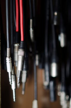 Music studio,lot of jacks