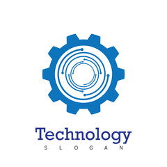 Gear Logo Technology Design Icon