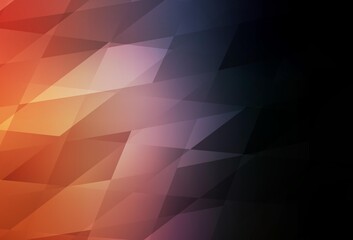 Obraz premium Dark Blue, Yellow vector background with rectangles.