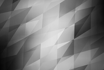 Obraz premium Light Gray vector background with rectangles.